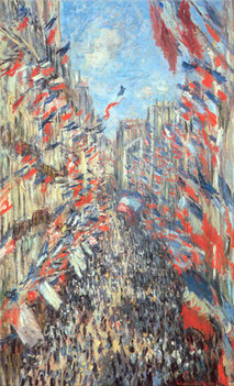 Figure1. Monet, La Rue Montorgueil, 1878