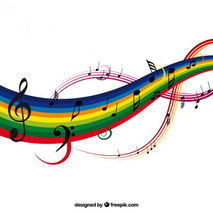 Quelle:colorful music background vector illustration by freepik.com