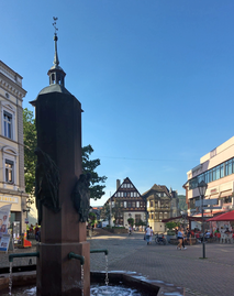 Marktstrasse Blick zur Dechanei