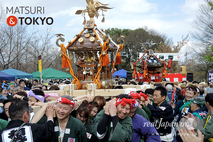 第6回 復興祭, 神輿渡御, 足立区舎人公園