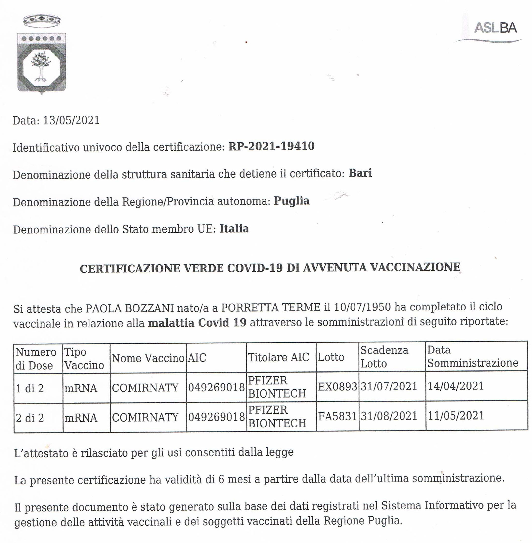 B&B Corte Zeuli in Bari