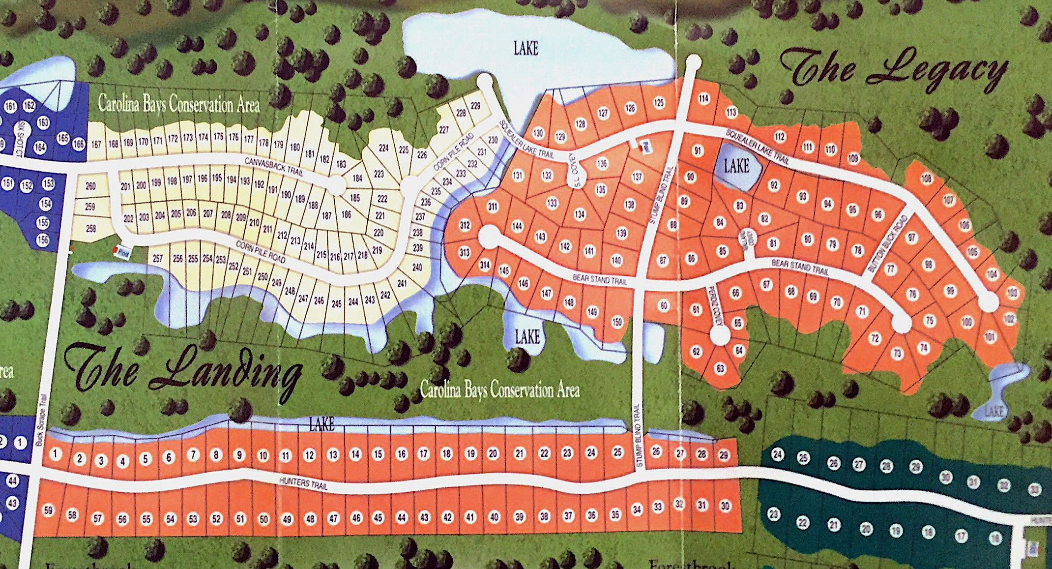 Legacy Community Map Hunter's Ridge Legacy HOA