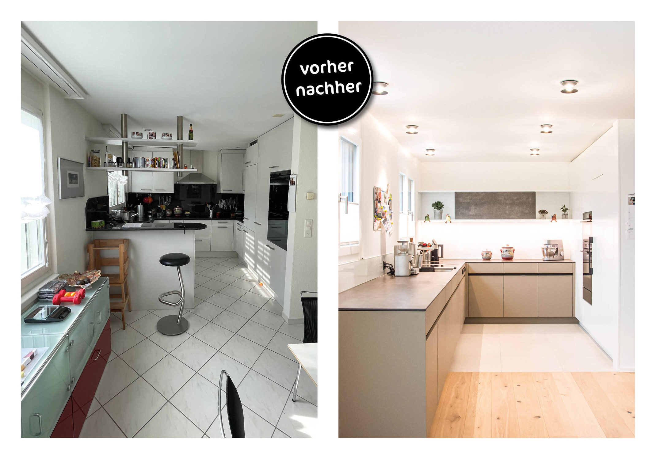 VORHER - NACHHER - Kreis Innenarchitektur