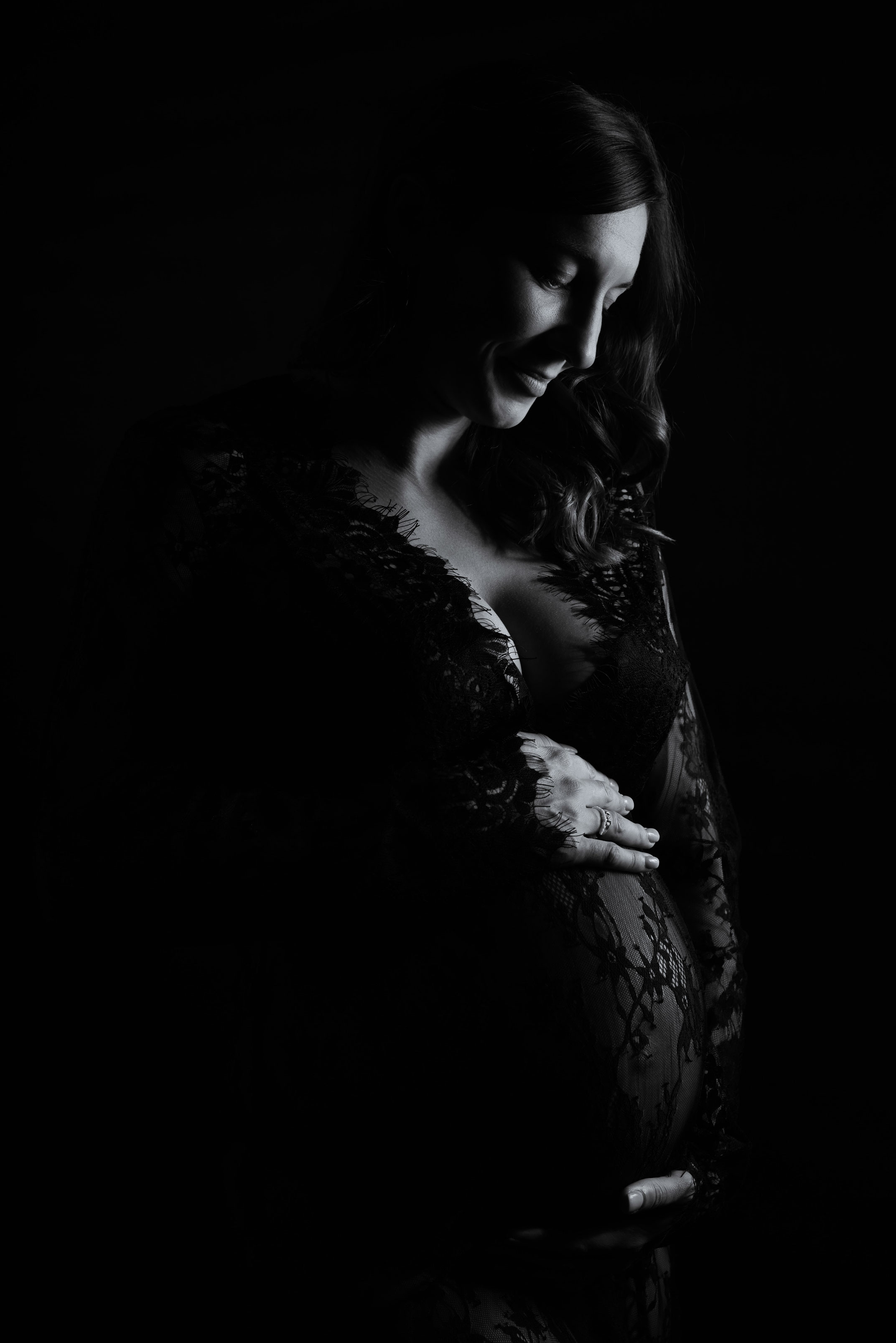 Shooting grossesse studio Clermont-Ferrand