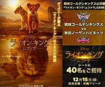 琉球ゴールデンキングス 観戦チケット プレゼント