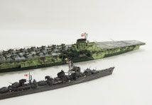 1/700 防空駆逐艦 『秋月』と『信濃』◆模型製作工房 聖蹟