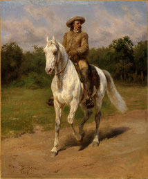 Rosa Bonheur, Portrait de Col. William F. Cody  (Buffalo Bill) 1889. Buffalo Bill, Center of the West,Cody, Wyoming