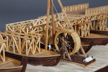 49-22 Bridgework ships of Ancient Rome 1:75 by FUKUDA Masahiko