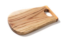 ecoboard EB 001 - Artikelnummer 250301, Schneidebrett Kampher-Lorbeer, 1 Griff © Macani WOODDESIGN