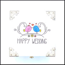 Personalisierte Geschenkbox zur Hochzeit - Just Married