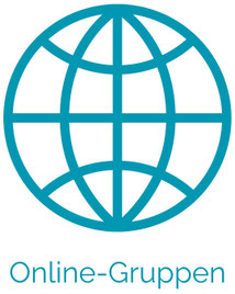 Piktogram Welt: Online-Gruppen