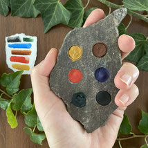 palette aquarelle naturelle minérale