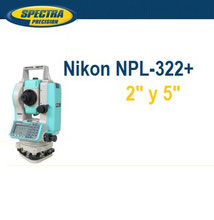 estacion total nikon npl322+
