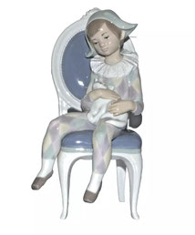 Lladro Spanien Figur "Little Harlequin" Nr. 1229 Fulgencio Garcia H. 26,0 cm, € 260,00