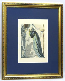 Salvador Dali Farbholzschnitt "Die neidischen Blinden" Dantes Gedicht 60/150, € 380,00