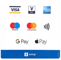 Admisión de pago con tarjeta de crédito.