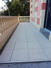 APRES Pose d'un nouveau Carrelage extérieur