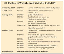 Bild: Wünschendorf Erzgebirge Chronik 2009
