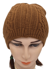 BA00-36Z Haube Sandra braun