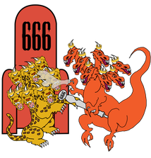 La puissance et l’autorité de la bête à 7 têtes et 10 cornes qui sort de la mer lui viennent du dragon. « Le dragon lui donna sa puissance, son trône et une grande autorité. » Le dragon est Satan le diable.