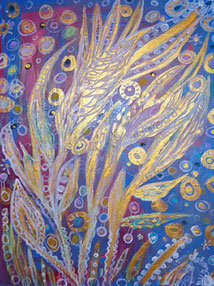 Gold Pflanze Leben Schweben Liebe Harmonie