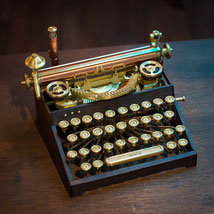 Die fertige Schreibmaschine