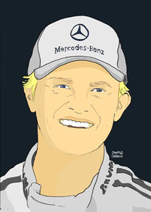 Nico Rosberg by Muneta & Cerracín
