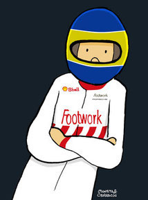 Michele Alboreto by Muneta & Cerracín