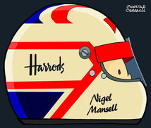 Nigel Mansell by Muneta & Cerracín