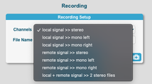 setup di Recording