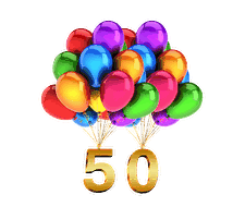 Geburtstagswünsche und Grüße zum 50. Geburtstag