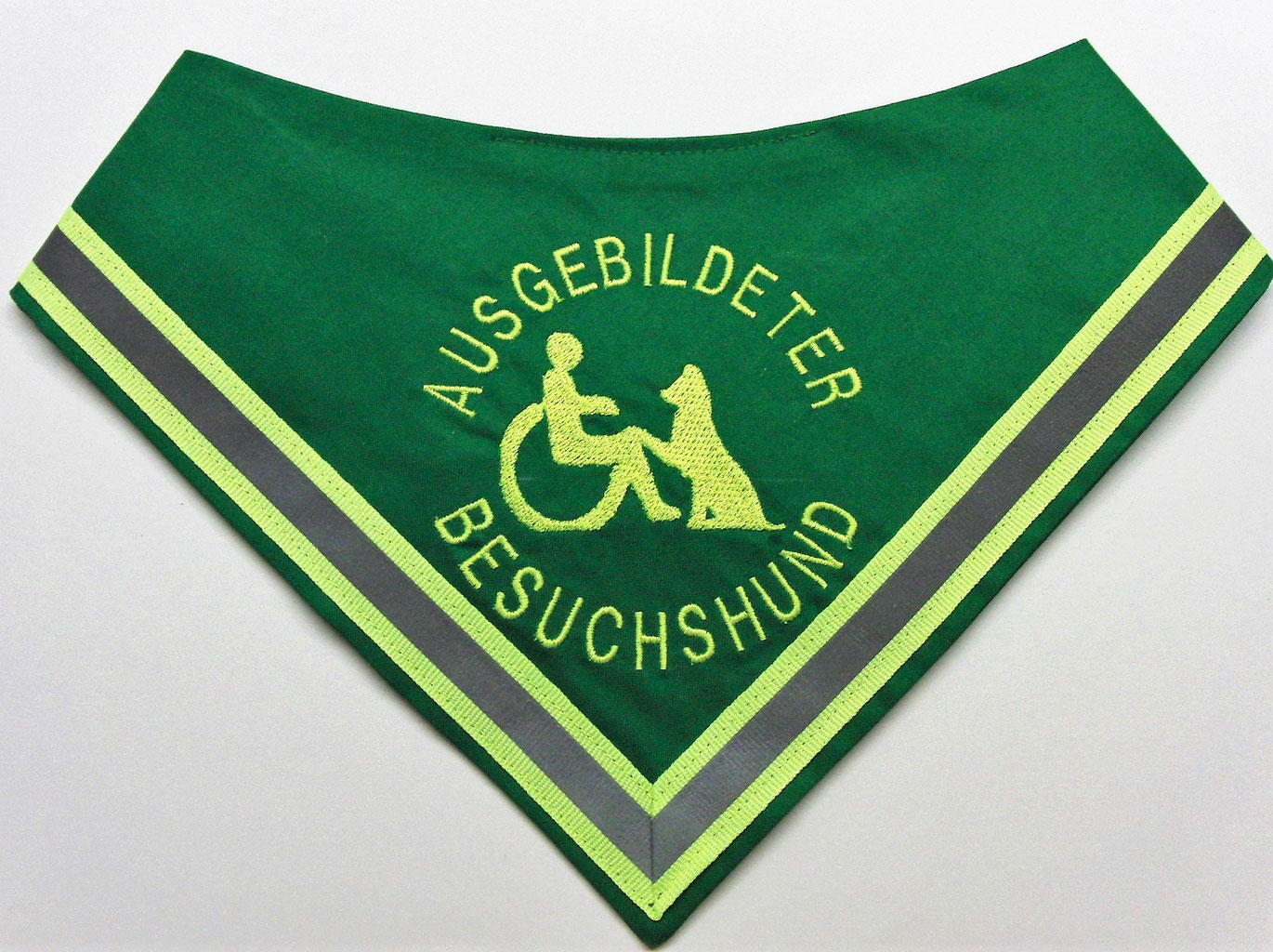 Therapie Begleithund Kenndecke / Halstuch, Besuchshund, Schulhund,Azubi