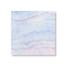 24「Imagine the Future_4」綿布、アクリル絵具、墨、木製パネル　S3(27.3 x 27.3cm)