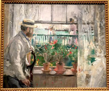 Berthe Morisot, Eugène Manet at the Isle of Wight, 1875, Paris, Musée Marmottan