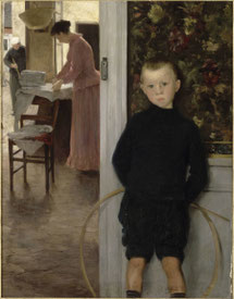 Paul Mathey, Child and Woman in an Interior, ca. 1890, Paris, Musée d’Orsay