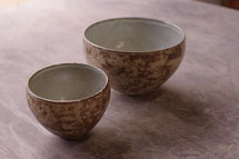 陶芸家、小林雄一、西山奈津の作る食器ライン、ＮＫＣＥＲＡＭＩＣＡ（エヌケーセラミカ）の作品。彩泥ボウル