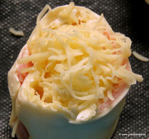 Blätterteigschnecke mit Käse 1