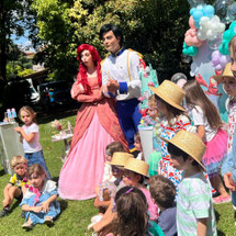 festa tema principesse per bambine Roma 