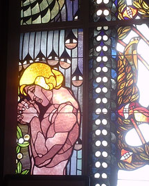 Fenster hinter der Orgel - Detail