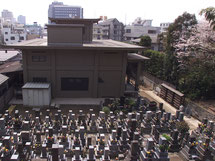 墓地の様子-東京 小日向 本法寺-東京都文京区のお墓 永代供養墓 法要-