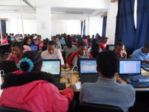 Antananarivo. Training for data entry clerk given by our partner CEFOR.