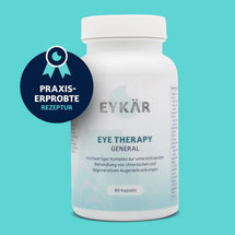 EYKÄR EYE THERAPY GENERAL. Hochwertiger Komplex zur Unterstützung bei chronischen und degenerativen Augenerkrankungen wie Makuladegeneration und Glaukom.