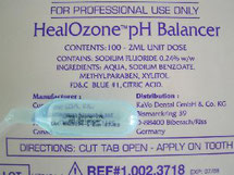 ヒールオゾン専用の口腔ph調整液