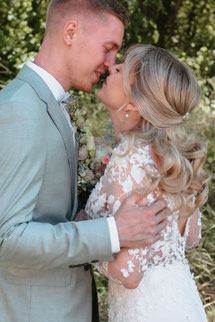 First Look Brautpaar Inniger Moment Hochzeit Germersheim Südpfalz