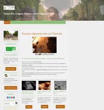 site Bio j'y crois créé en formation avec e-cime.fr spécialiste du site avec optimisation Référencement pour TPE