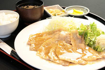 しょうが焼きロース定食