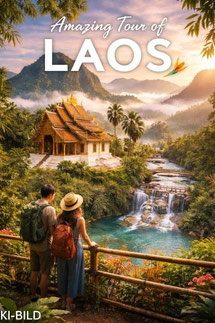 Laos Rundreise Sonnenaufgang