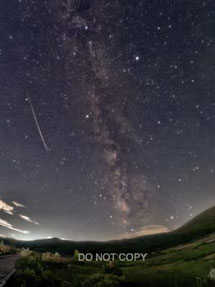 諸岡 優　夏の天の川と流星