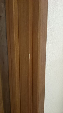 ドア枠キズリペア補修