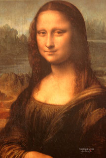 Bild: Mona Lisa im Louvre Paris, Frankreich